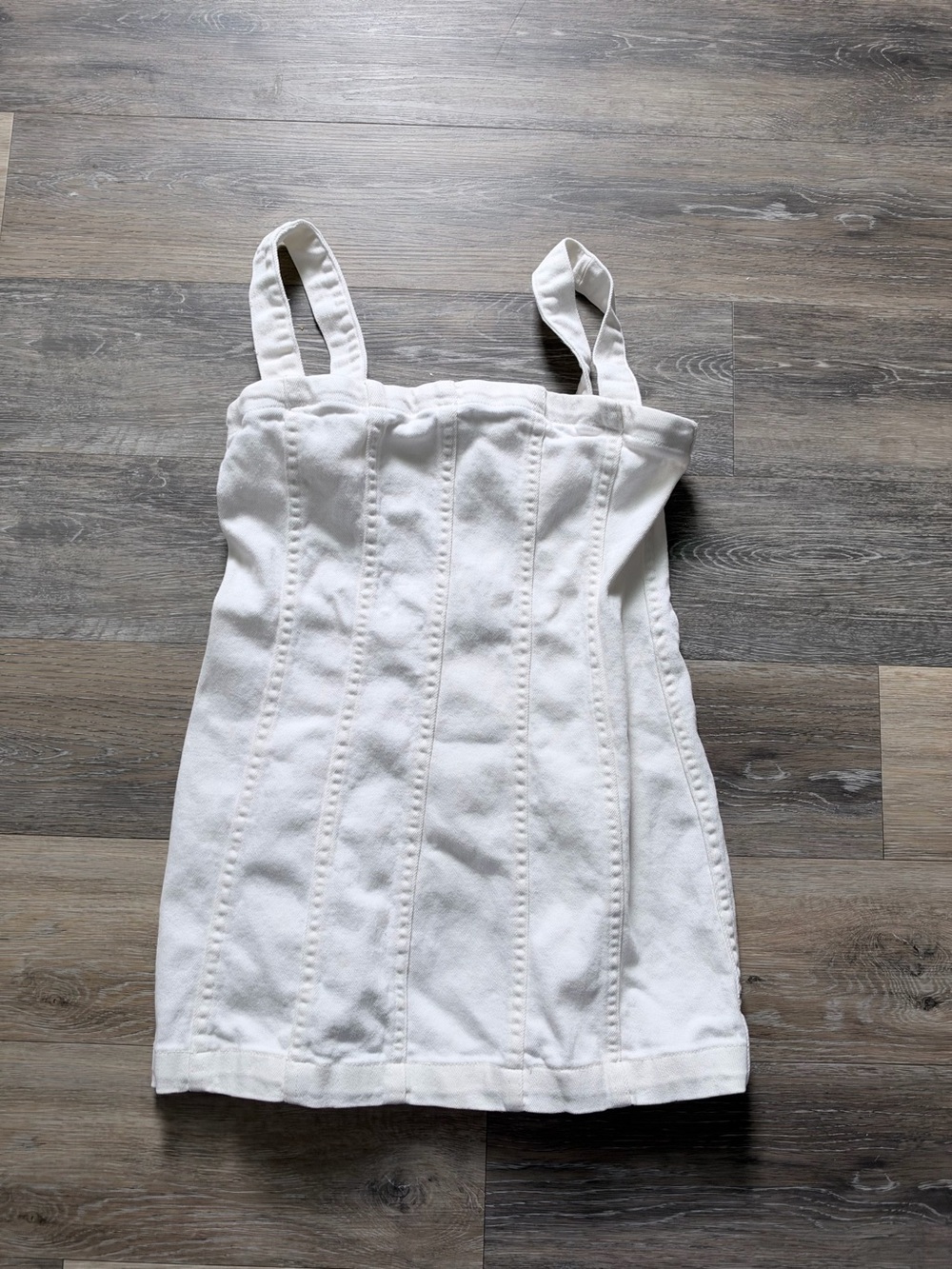 Show Me Your MuMu Corset Mini Dress in White sz M